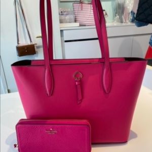 Kate Spade Adel S Tote & wallet Bright Magenta
